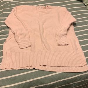 Aerie knit sweater, light pink, S